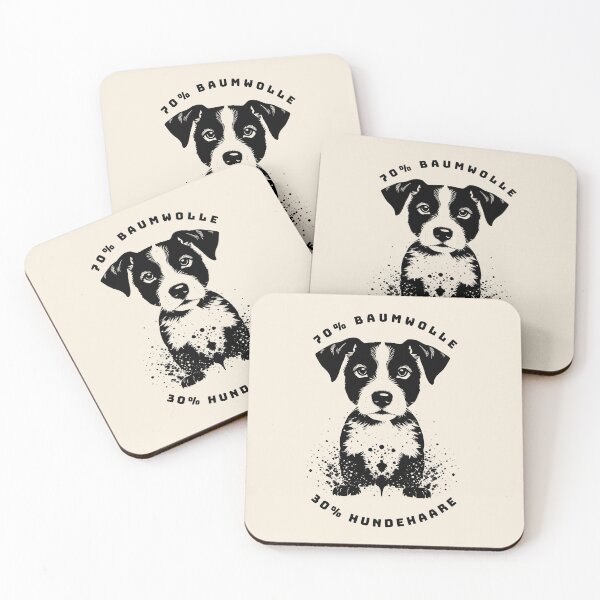 Item preview, 70 percent cotton, 20 percent dog hair. Saying in German - funny designed and sold by Pflugart.