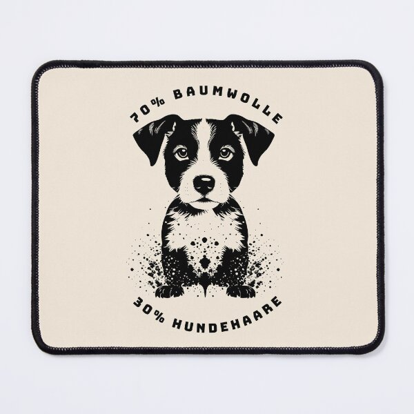 Item preview, 70 percent cotton, 20 percent dog hair. Saying in German - funny designed and sold by Pflugart.