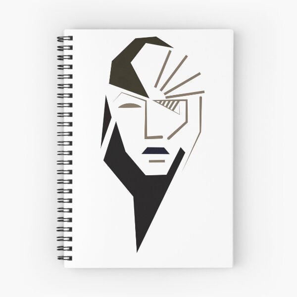 Item preview, Minimal Abstract face in black  designed and sold by birasart.