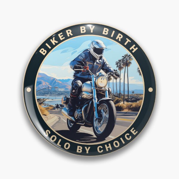 Item preview, Solo Rider Sticker | Biker By Birth. Solo By Choice | Solo Motorcyclist designed and sold by ronengel.