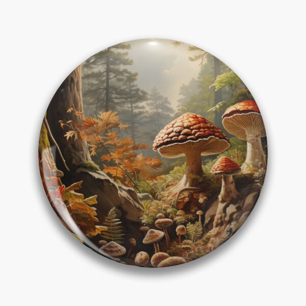 Item preview, Mushroom Forest Mushroom House Poison Mushroom Cookie Mushroom Hunting Mushroom Winter designed and sold by OliveAndSnow.