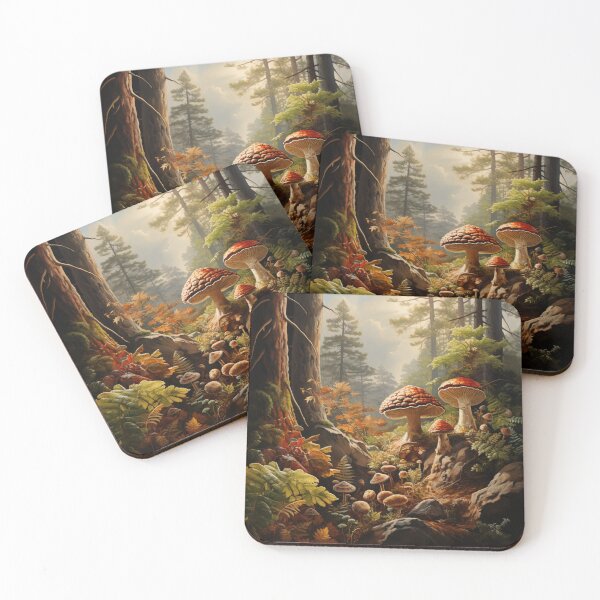 Item preview, Mushroom Forest Mushroom House Poison Mushroom Cookie Mushroom Hunting Mushroom Winter designed and sold by OliveAndSnow.