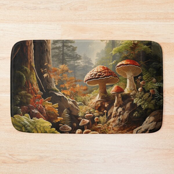 Item preview, Mushroom Forest Mushroom House Poison Mushroom Cookie Mushroom Hunting Mushroom Winter designed and sold by OliveAndSnow.