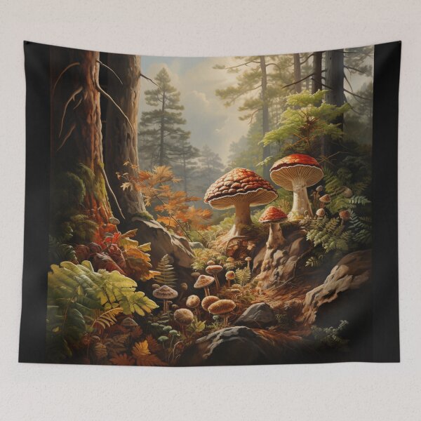 Item preview, Mushroom Forest Mushroom House Poison Mushroom Cookie Mushroom Hunting Mushroom Winter designed and sold by OliveAndSnow.