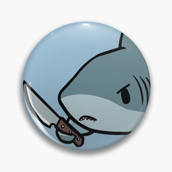 Item preview, knife shark designed and sold by ZioCorvid.