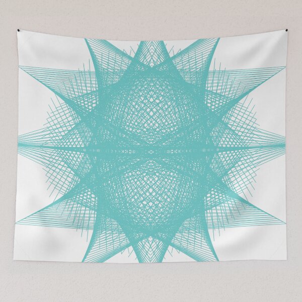 Item preview, Circles On Circle-3 [10221-3-CYAN-WB] designed and sold by LottMultimedia.