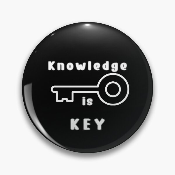 Item preview, Knowledge is key designed and sold by ChromaticBlend.