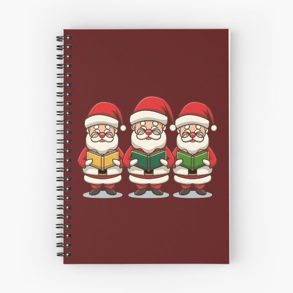 Item preview, Three Cute Santa Claus reading Book. designed and sold by BarklesStudio.