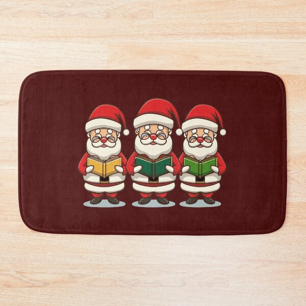 Item preview, Three Cute Santa Claus reading Book. designed and sold by BarklesStudio.