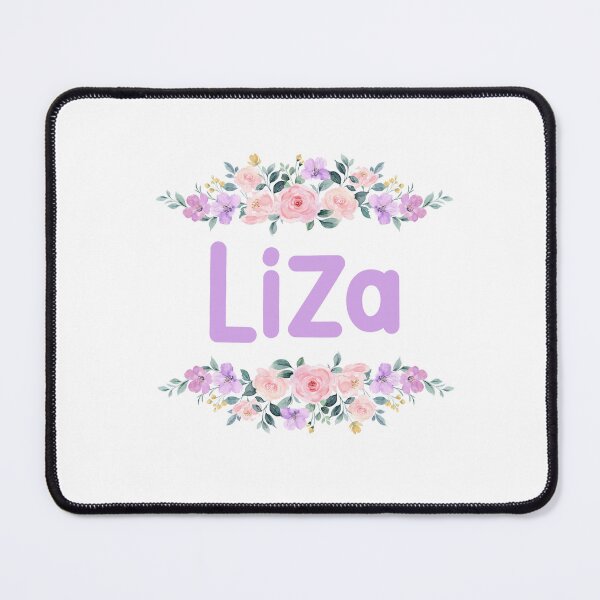 Item preview, Purple Flower Liza Name Label designed and sold by NormadWorld.