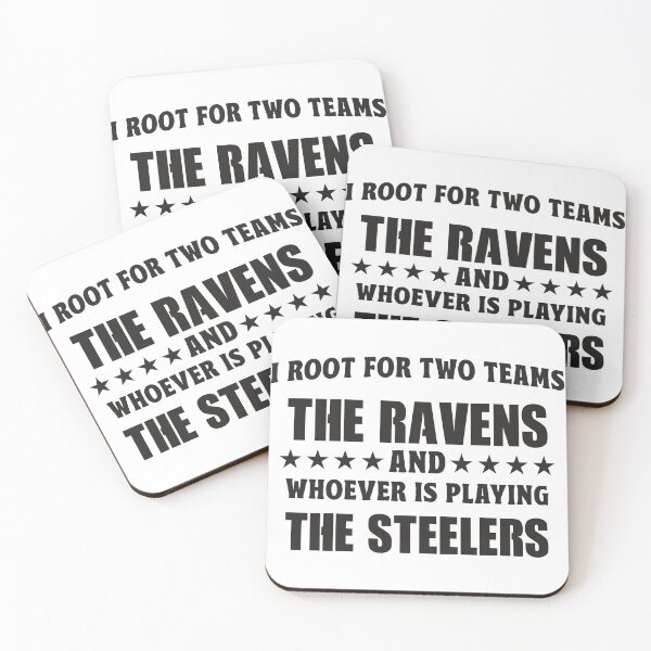 Item preview, I Root For Two Teams The Ravens And Whoever Is Playing The Steelers designed and sold by TonySpencer.