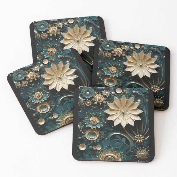 Item preview, Floral Steampunk Paperwork Cogwork Art Flowers designed and sold by Basti09.