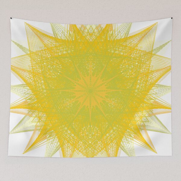 Item preview, Circles On Circle-3 [10121-Yellows-WB] designed and sold by LottMultimedia.