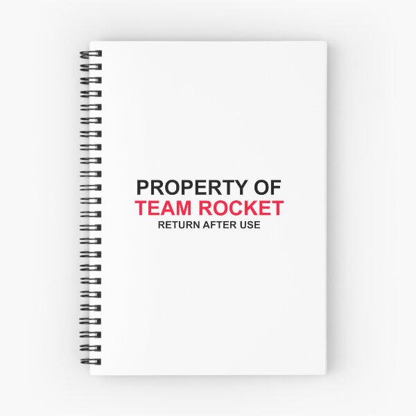 Item preview, Property of Team Rocket Return After Use Clear BG designed and sold by DeeGeeArrt.