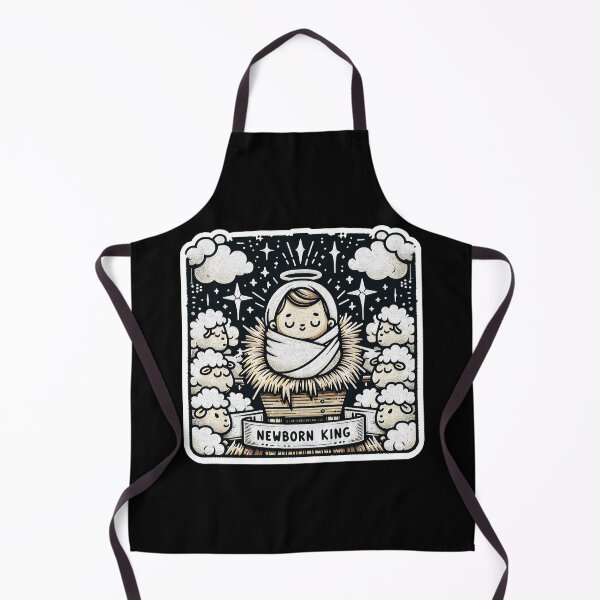 Item preview, Newborn King Jesus Manger Sheep Good News Gospel designed and sold by plushism.