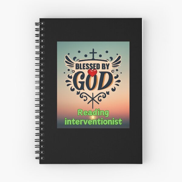 Item preview, BLESSED BY GOD READING INTERVENTIONIST designed and sold by carlos crane.