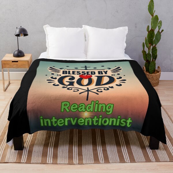 Item preview, BLESSED BY GOD READING INTERVENTIONIST designed and sold by carlos crane.