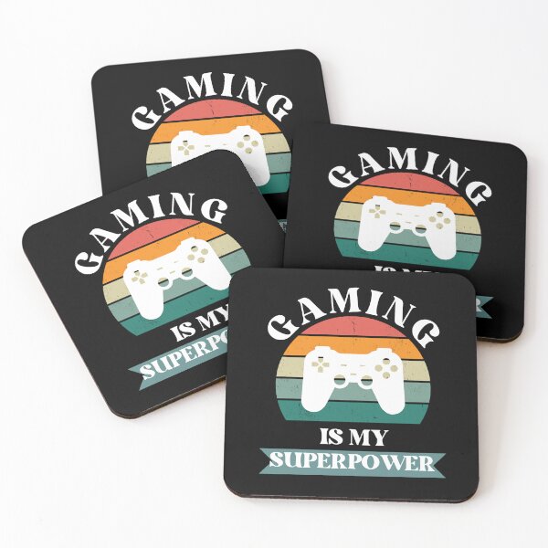 Item preview, "Gaming Is My Superpower" Quote Retro Style designed and sold by MusesWhispers.