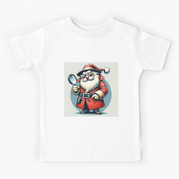 Secret Detective Santa Kids T-Shirt
