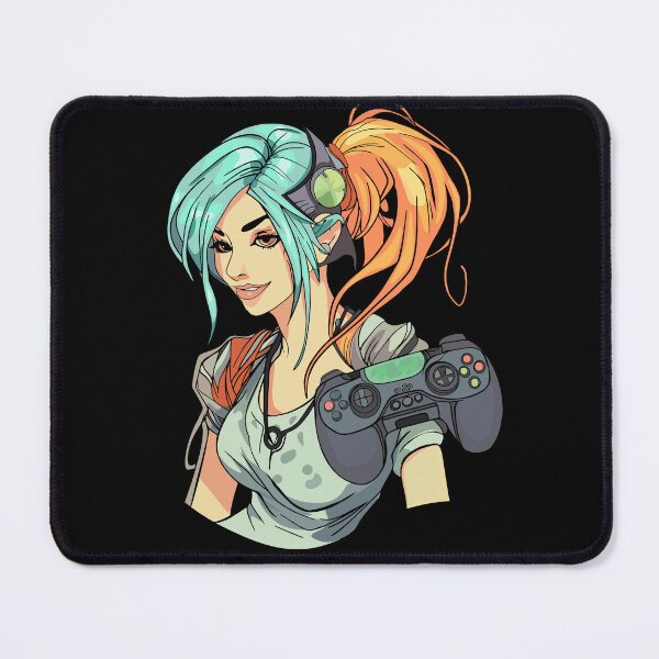 Item preview, "Virtual Vanguard: The Gaming Woman designed and sold by Anastasiia Yurevych.