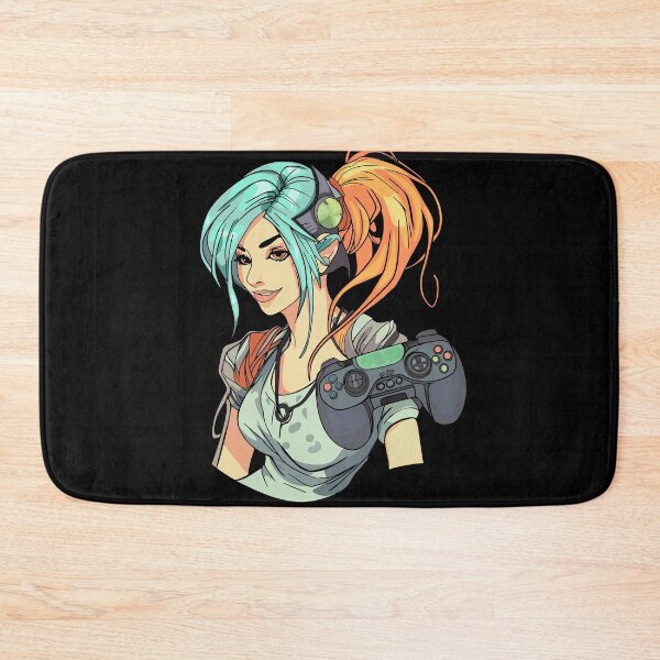 Item preview, "Virtual Vanguard: The Gaming Woman designed and sold by Anastasiia Yurevych.