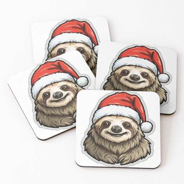 Item preview, Christmas Sloth Sticker designed and sold by Dannypryce.
