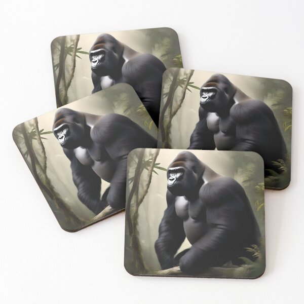 Item preview, SILVERBACK GORILLA designed and sold by PIGCASSOSAIART.