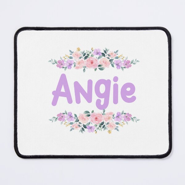 Item preview, Purple Flower Angie Name Label designed and sold by NormadWorld.