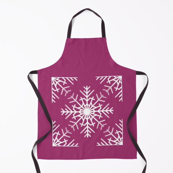 Item preview, Pink Christmas magenta snowflake winter silhouette designed and sold by by-jwp.