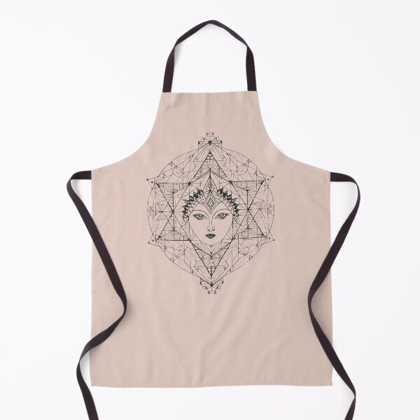 Item preview, Aztec Goddess in Black | Sacred Geometry Portraits designed and sold by monkeybusiness.pt.