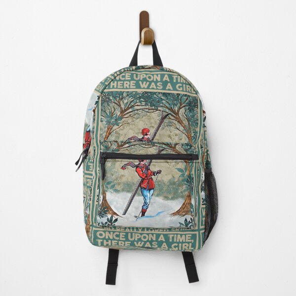 Item preview, There was a girl who really loved skiing designed and sold by SameeraDammeyer.