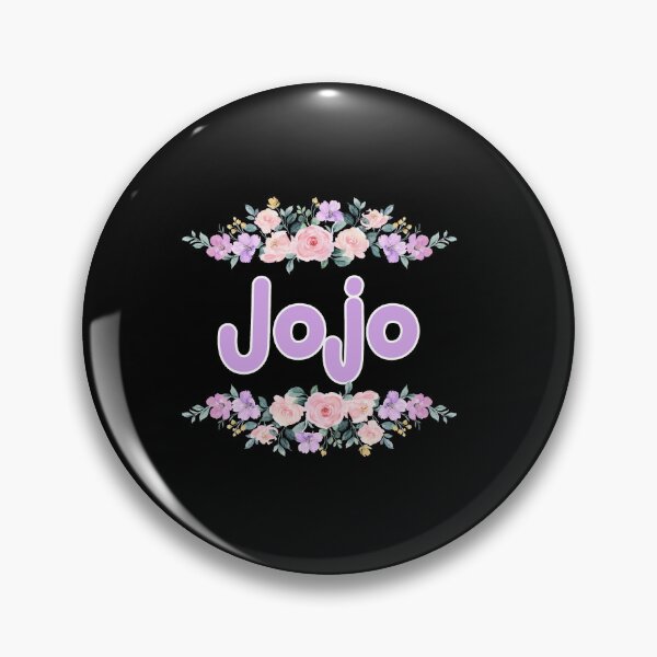 Item preview, Purple Flower Jojo Name Label (Black) designed and sold by NormadWorld.