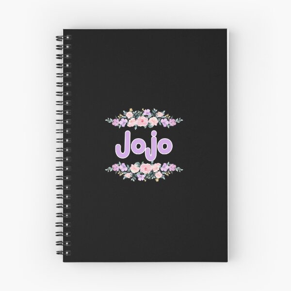Item preview, Purple Flower Jojo Name Label (Black) designed and sold by NormadWorld.