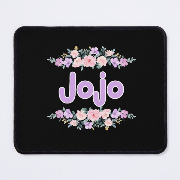 Item preview, Purple Flower Jojo Name Label (Black) designed and sold by NormadWorld.