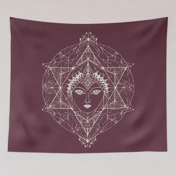 Item preview, Aztec Goddess | Sacred Geometry Portraits designed and sold by monkeybusiness.pt.