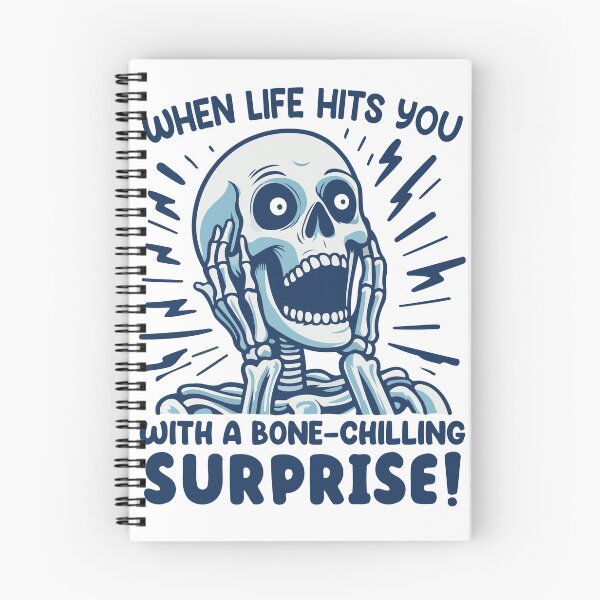 Item preview, When life hits you with a bone chilling surprise! designed and sold by LaughCrypt.
