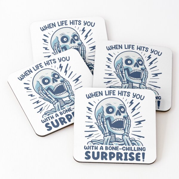 Item preview, When life hits you with a bone chilling surprise! designed and sold by LaughCrypt.