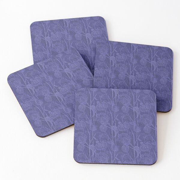 Item preview, My Patio Roses Purple Monochromatic Pattern  designed and sold by Artistestella.