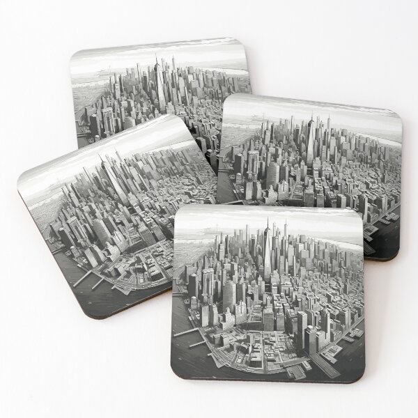Item preview, Monochrome Metropolis designed and sold by sagybp.