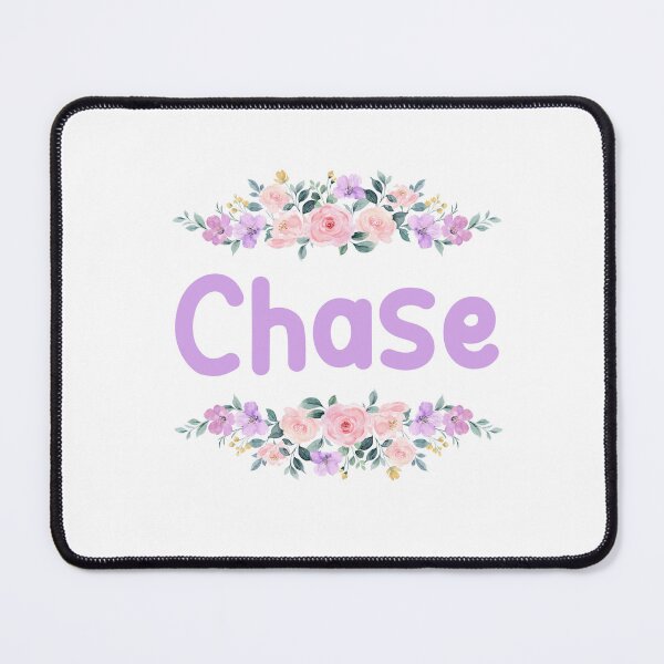Item preview, Purple Flower Chase Name Label designed and sold by NormadWorld.