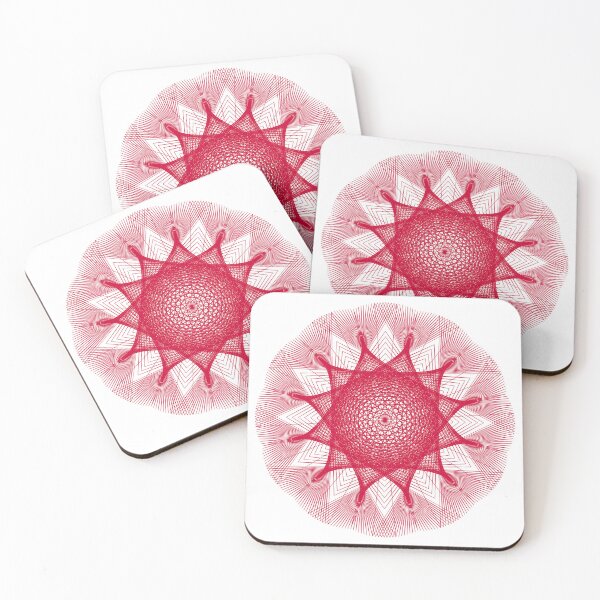 Item preview, Circles On Circle-3 [10661-1-RED-WB] designed and sold by LottMultimedia.