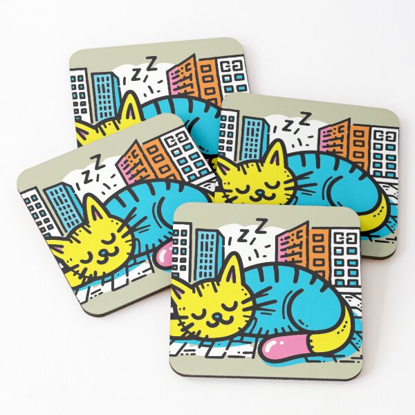 Item preview, Street Cats Enjoy a Lazy Day designed and sold by sharon1210.