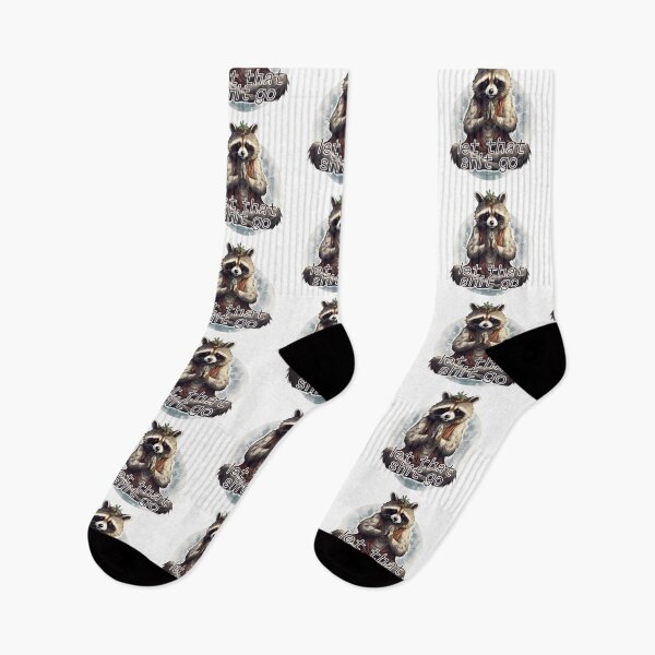Item preview, Meditation yoga raccoon Let that shit go designed and sold by Anbe_design.