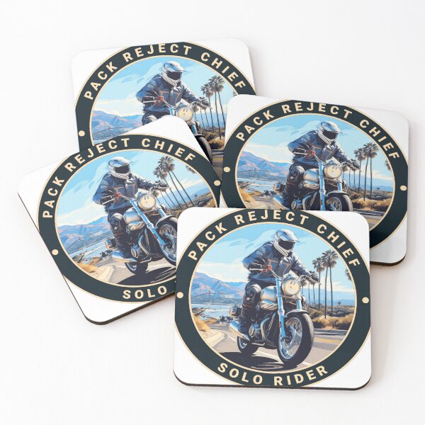 Item preview, Solo Rider Sticker | Pack Reject Chief | Solo Motorcyclist designed and sold by ronengel.