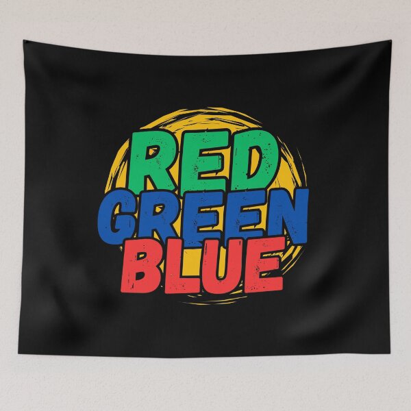 Item preview, Red Green Blue designed and sold by MosquitoShirts.