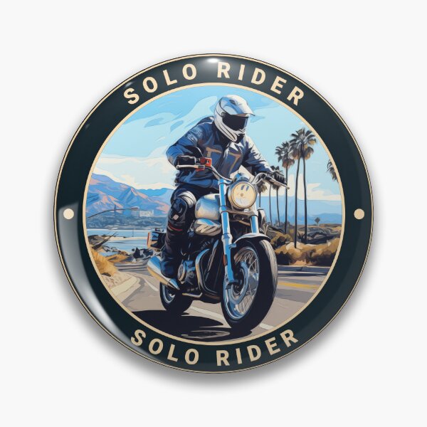 Item preview, Solo Rider Sticker | Solo Motorcyclist designed and sold by ronengel.