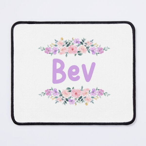 Item preview, Purple Flower Bev Name Label designed and sold by NormadWorld.