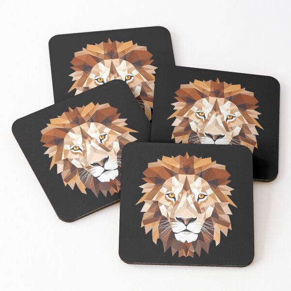 Item preview, Lion Head Geometric Animal Lover designed and sold by KD Merch.
