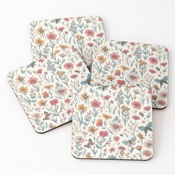 Item preview, Wild Flowers Pattern - Flowers, Floral, Flora, Vintage v2 designed and sold by erkabees.
