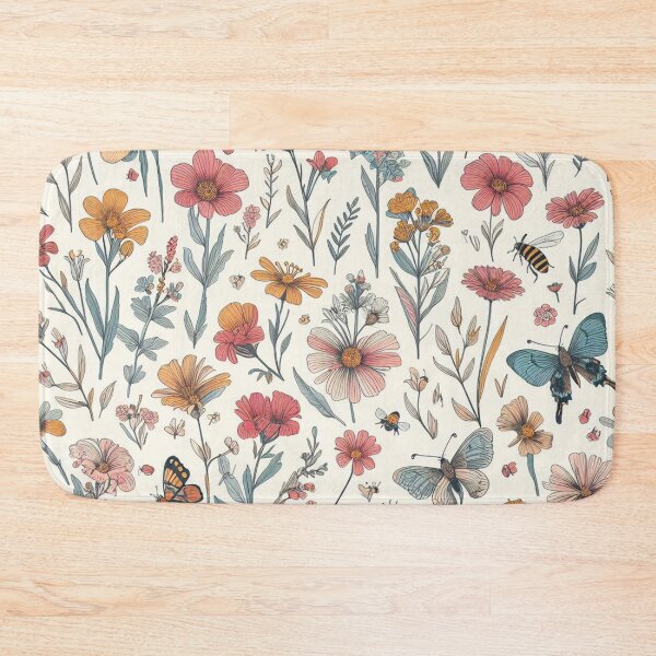 Item preview, Wild Flowers Pattern - Flowers, Floral, Flora, Vintage v2 designed and sold by erkabees.